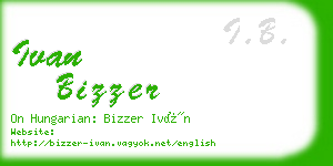 ivan bizzer business card